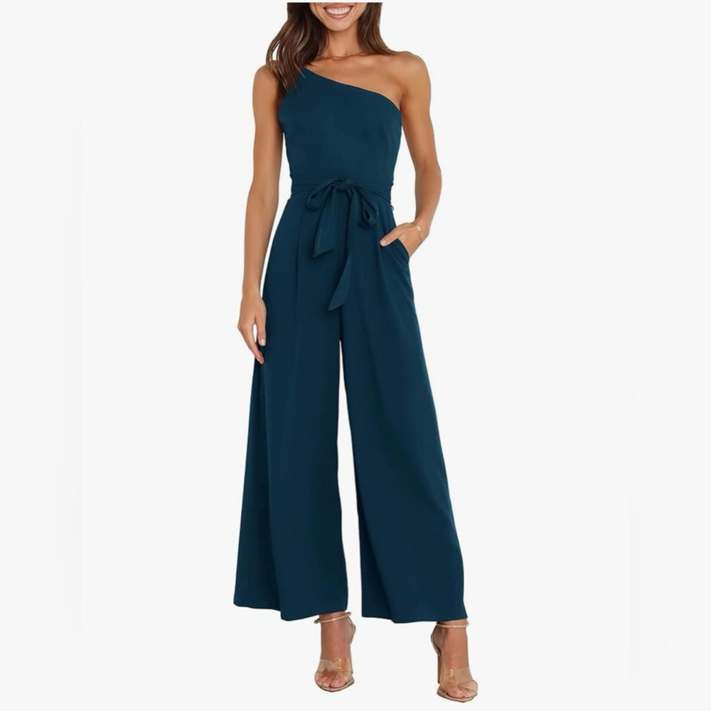 Teal jumpsuit, Size small